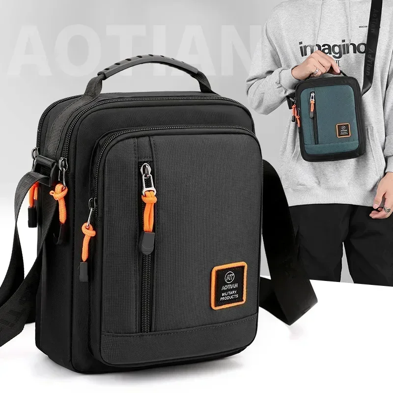 Tablet Shoulder Bag - Multi-função bolsa masculina de alta qualidade