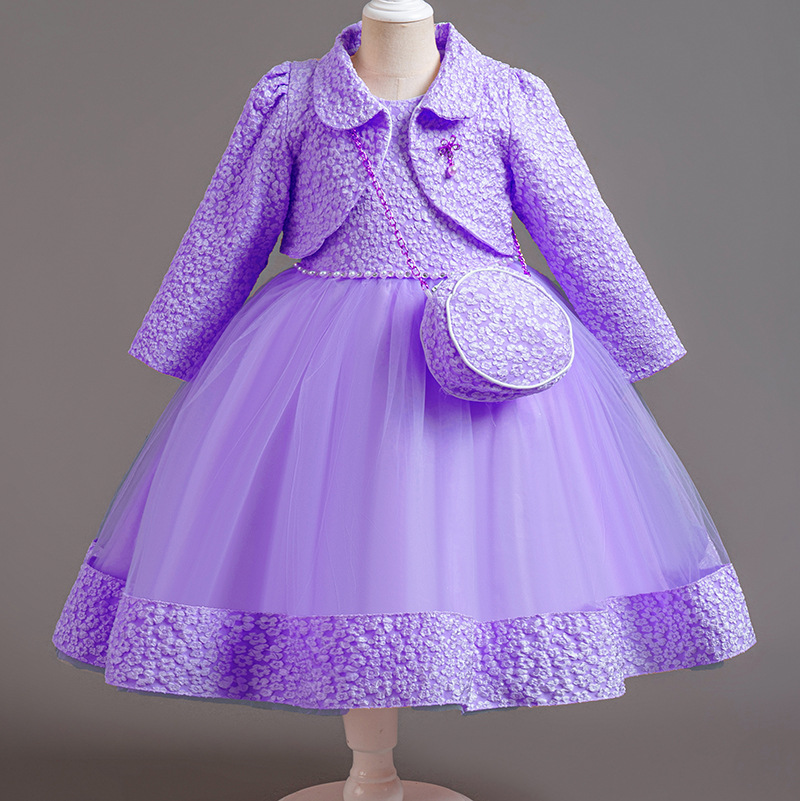 Kids Tablet With Accessories - Primavera flor menina vestidos elegantes para