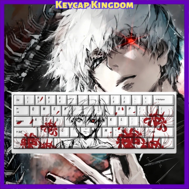 Tablet Accessories Keyboard - Keycap de Anime Tokyo Ghoul Kinki