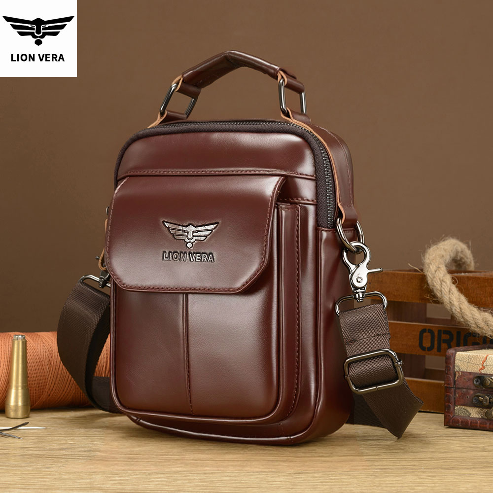 Tablet Shoulder Bag - Bolsa de Ombro Masculina LION VERA