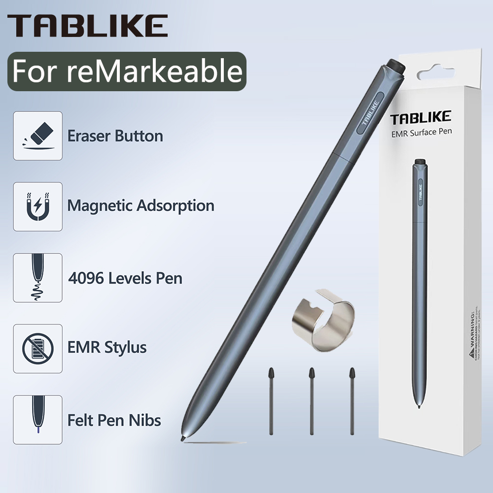 Remarkable Tablet Accessories - Caneta Stylus EMR para ReMarkable 2