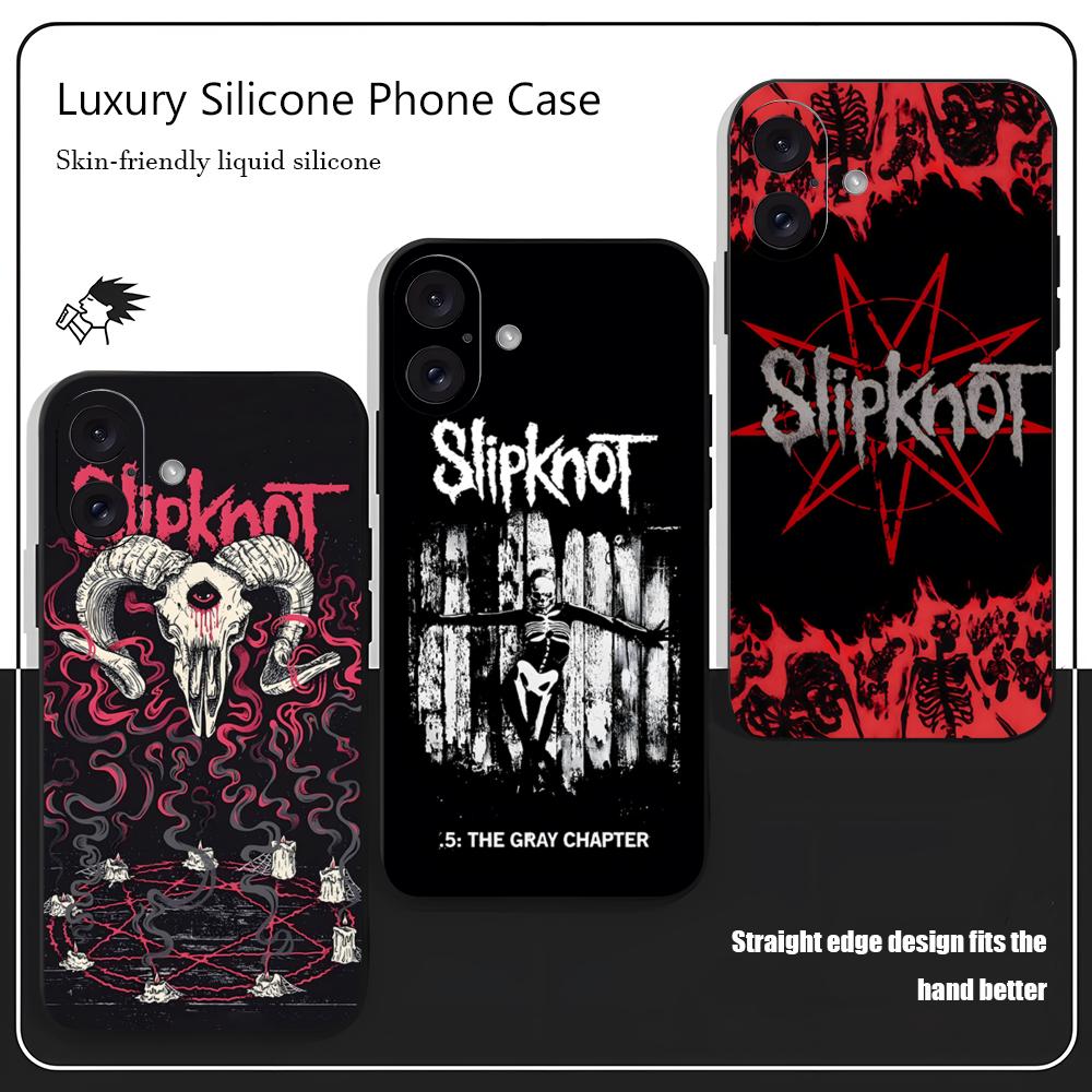 Apple Iphone 16 - S-slipknot popular banda caso de telefone
