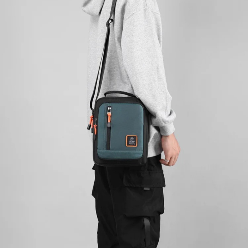Multi-função bolsa masculina d - Tablet Shoulder Bag avaliação e preço