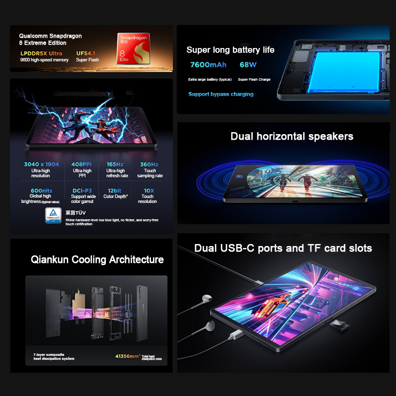 Original lenovo legião y700 4t - Android Tablet Gaming Accessories avaliação e preço