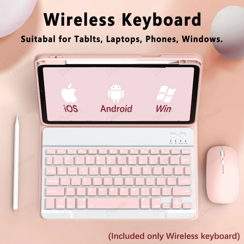 Teclado sem fio compatível com - Tablet Accessories Keyboard avaliação e preço