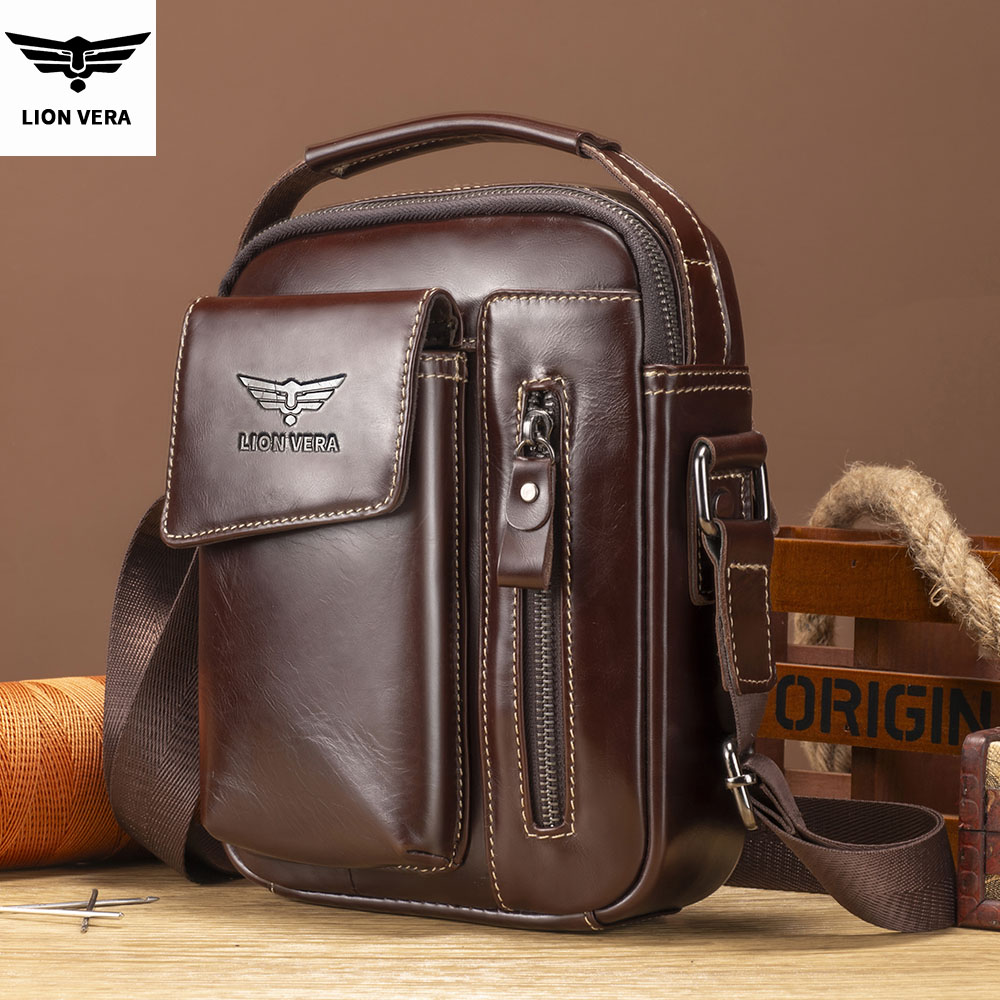Bolsa de ombro masculina de co - Tablet Shoulder Bag avaliação e preço