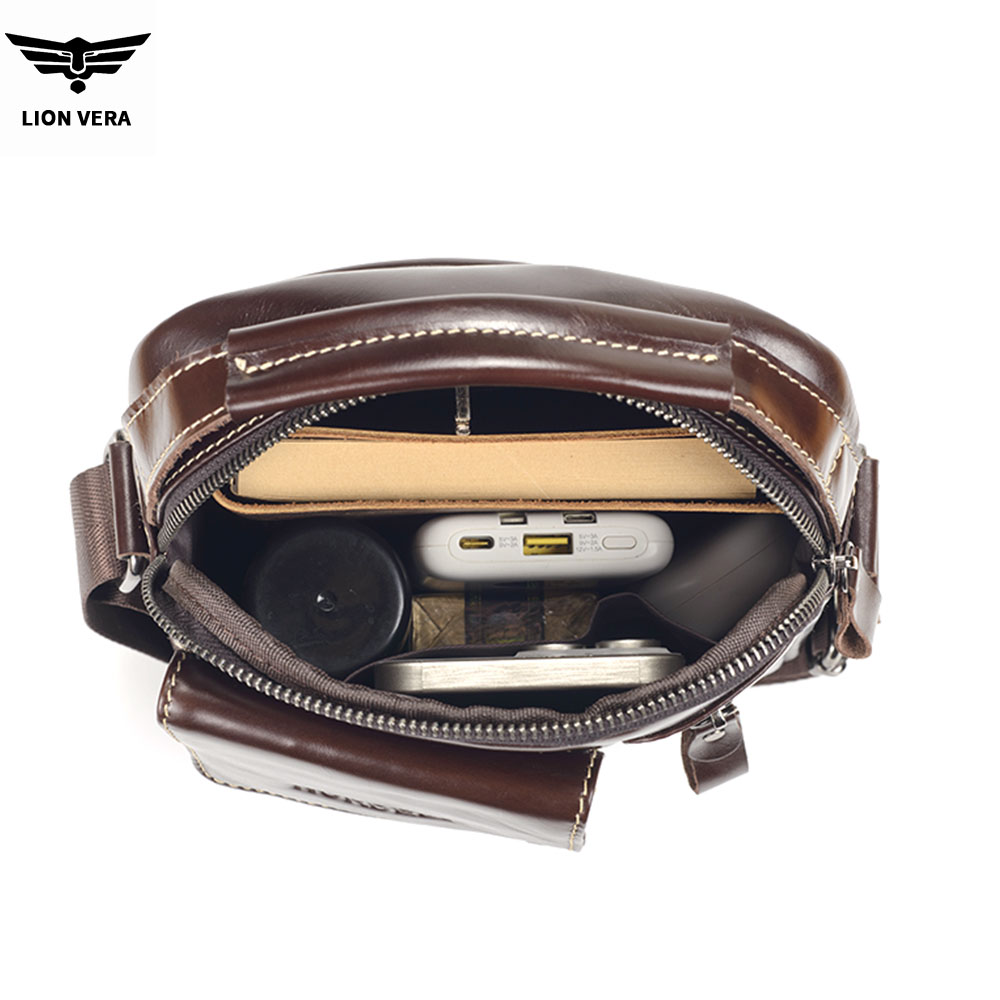 Bolsa de ombro masculina de co - Tablet Shoulder Bag avaliação e preço