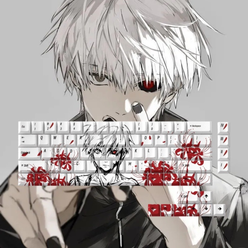 Keycap de Anime Tokyo Ghoul Ki - Tablet Accessories Keyboard avaliação e preço