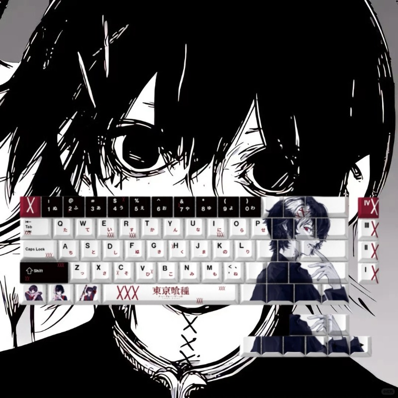 Keycap de Anime Tokyo Ghoul Ki - Tablet Accessories Keyboard avaliação e preço