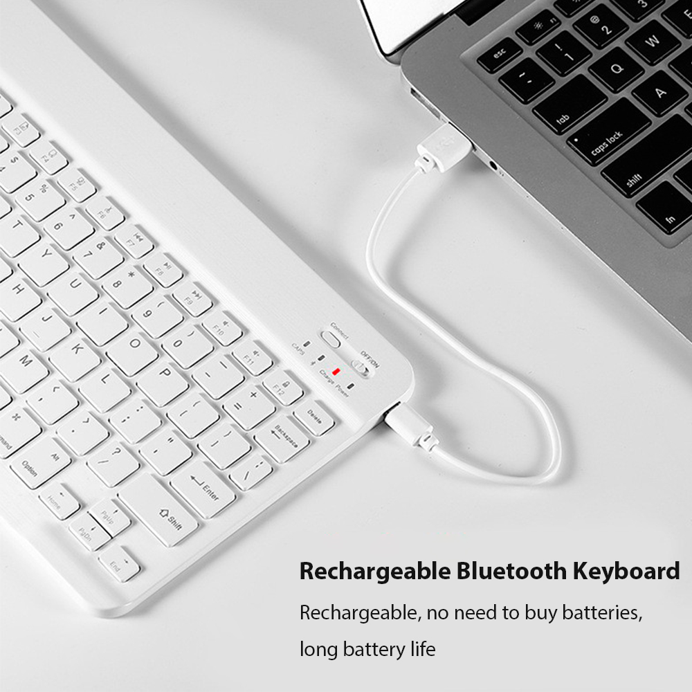 Teclado sem fio bluetooth univ - Tablet Accessories Keyboard avaliação e preço
