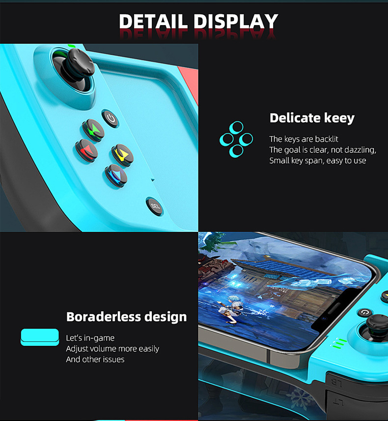 Controle de Jogo Sem Fio Bluet - Android Tablet Gaming Accessories avaliação e preço