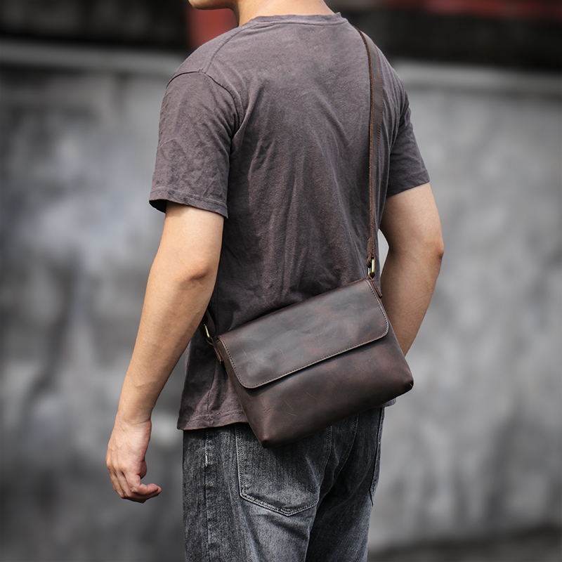 GURO-Bolsa de Ombro de couro g - Tablet Shoulder Bag avaliação e preço
