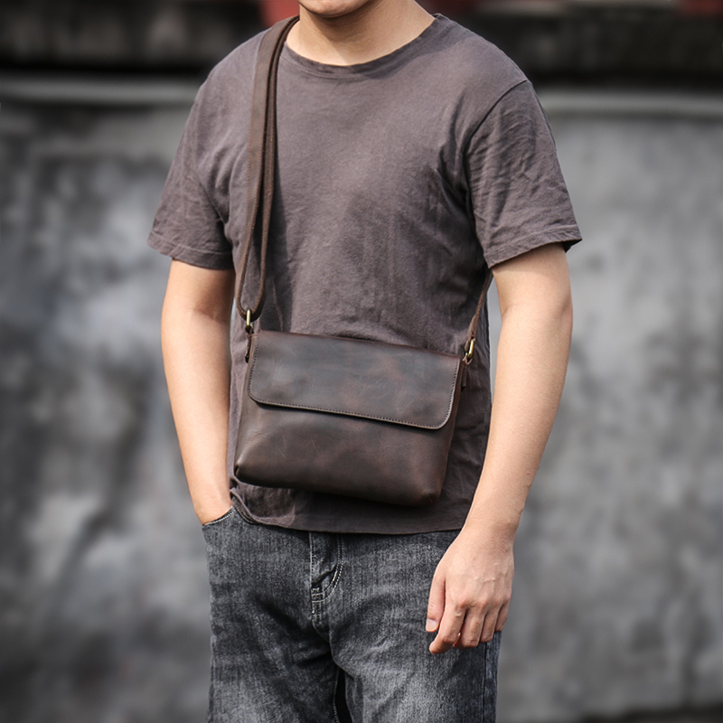 GURO-Bolsa de Ombro de couro g - Tablet Shoulder Bag avaliação e preço