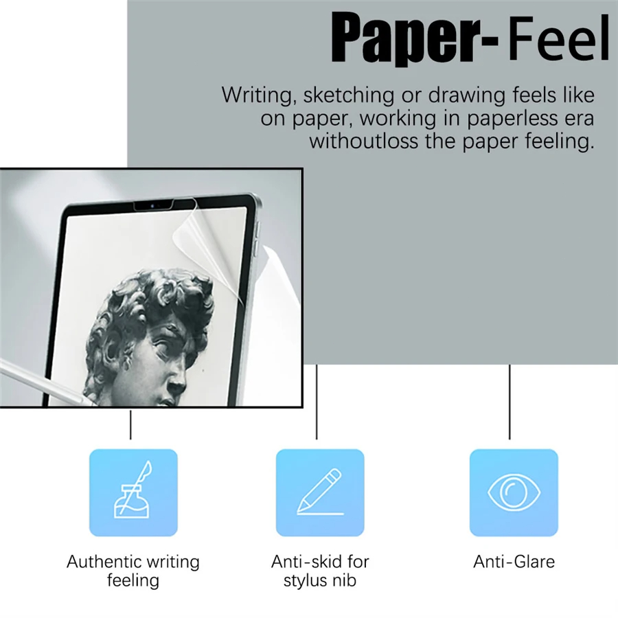 3 unidades de papel sentir com - Samsung Tablet S10 Accessories avaliação e preço