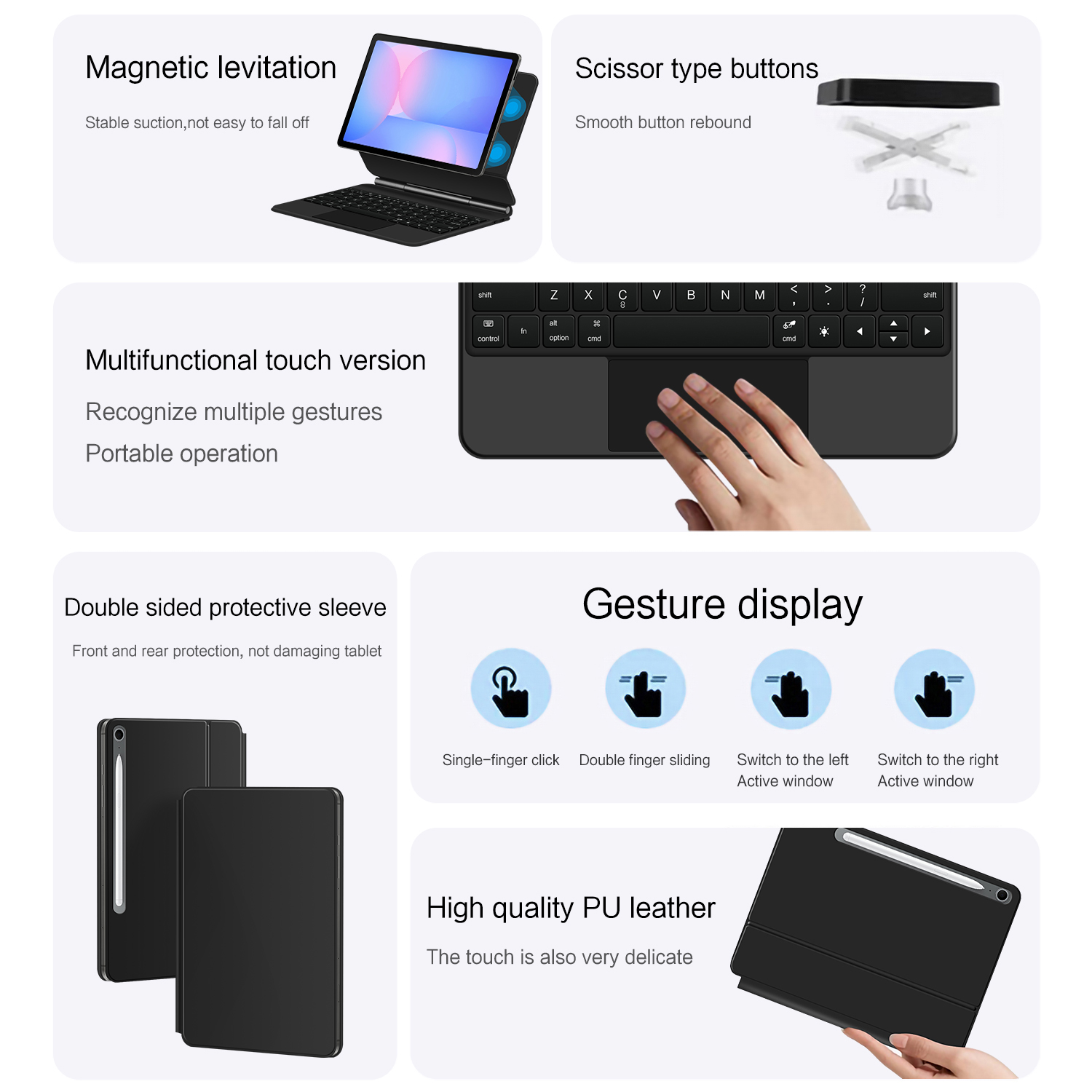 Teclado Mágico para Samsung Ga - Samsung Tablet S10 Accessories avaliação e preço